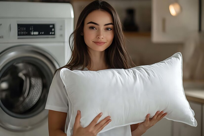 plush pillow cleaning trick