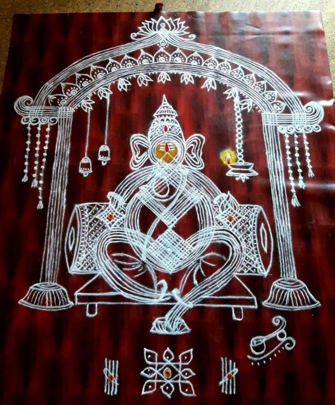temple kolam 2