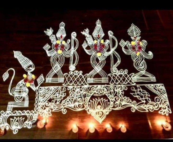temple kolam 5