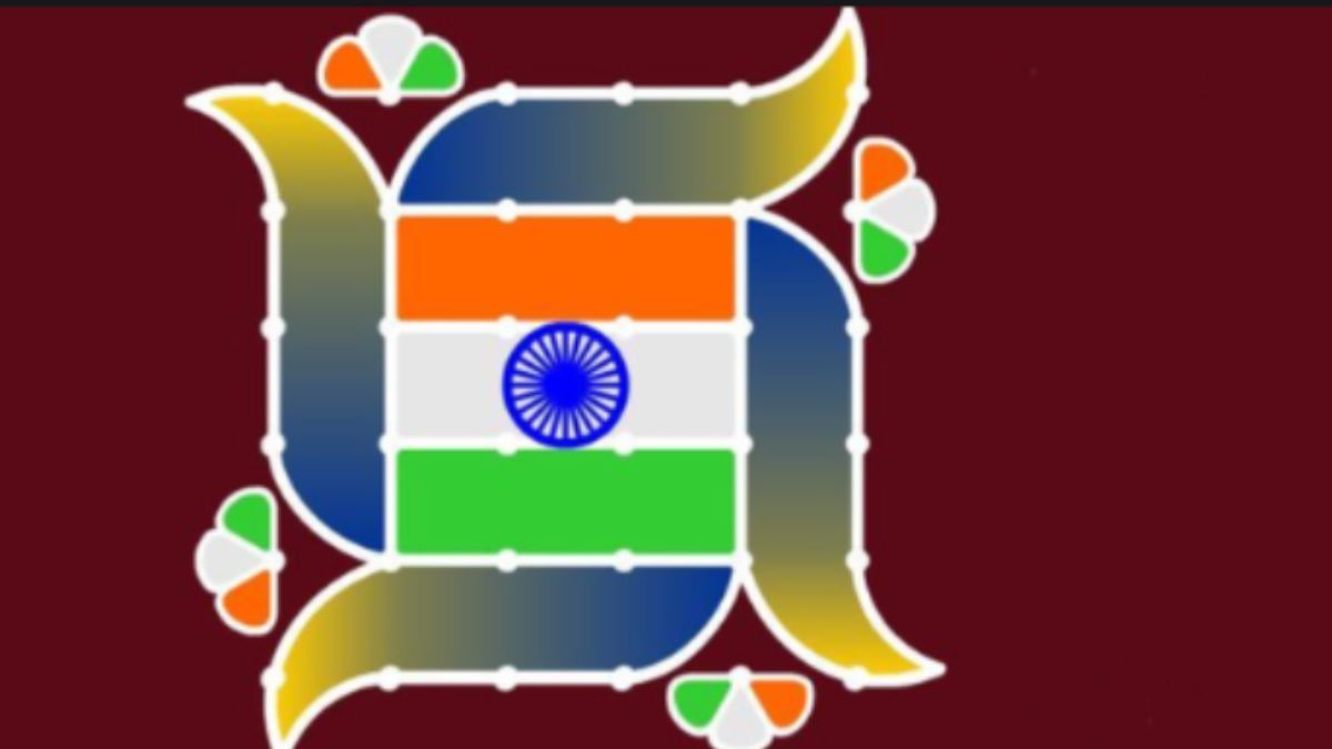 republic day kolam 4