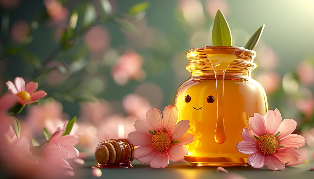 3d-cartoon-honey-bottle_23-2151754455