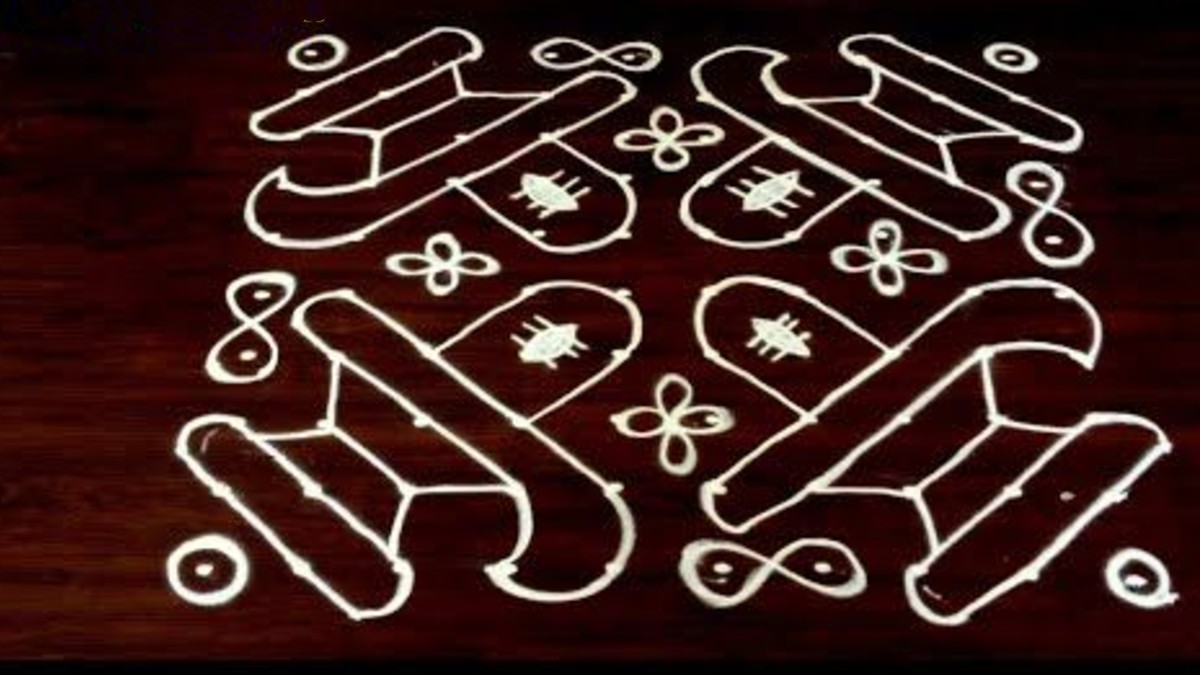 maha shivarathiri kolam