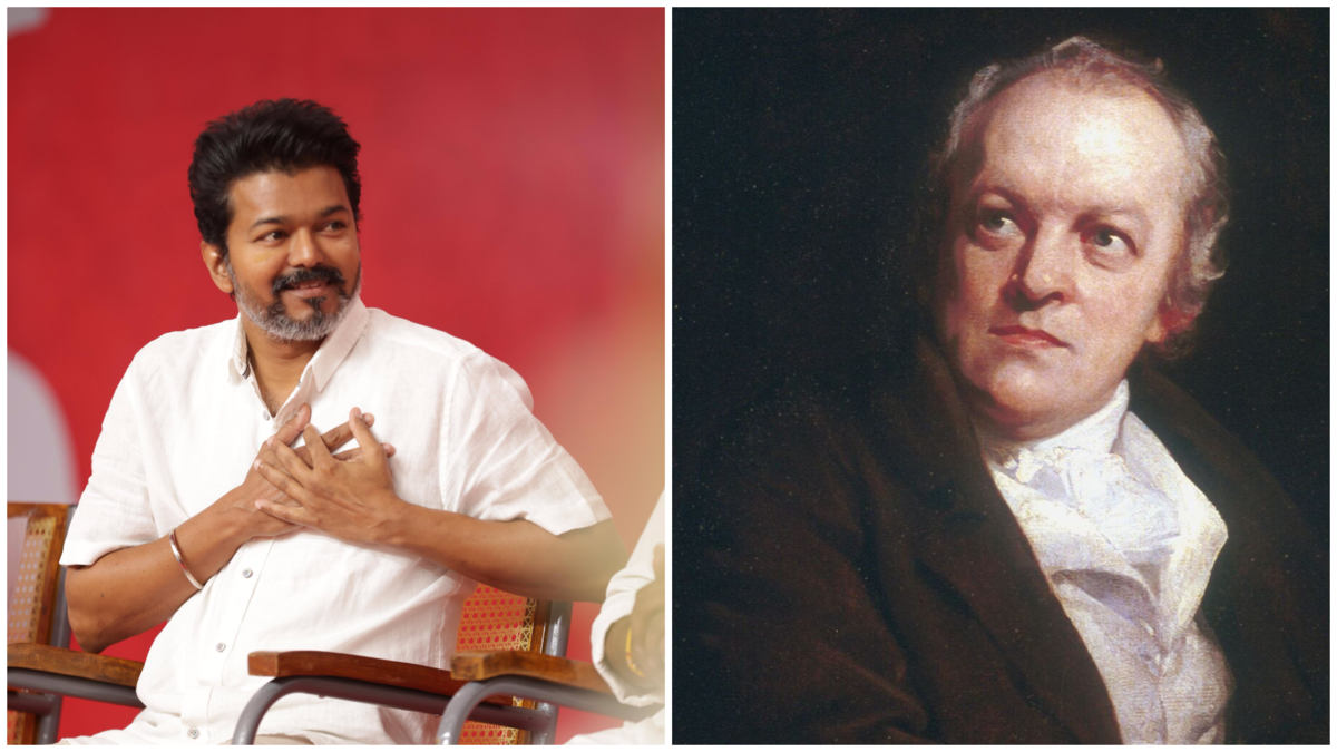 விஜய் குறிப்பிட்ட Men may come Men may go வரிகளை எழுதியது வில்லியம் பிளேக்கா ?