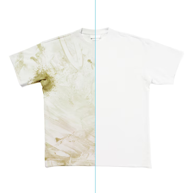 get stains out of shirts