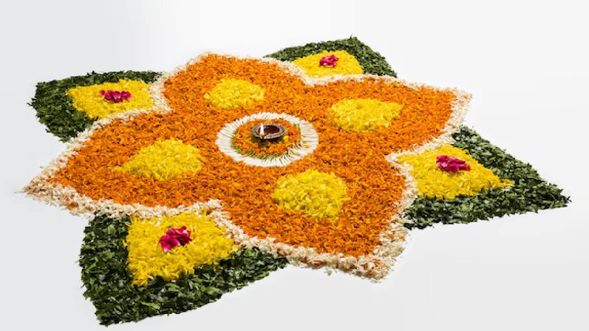 Onam special rangoli