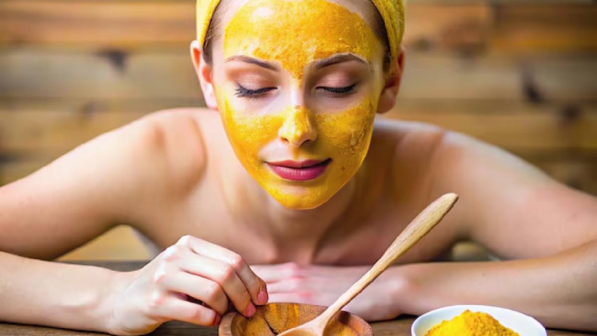Turmeric facepack