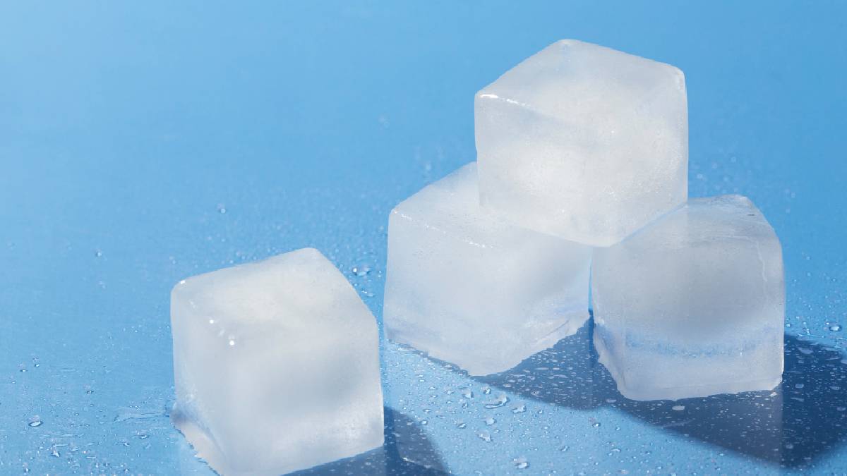 Milk ice cubes
