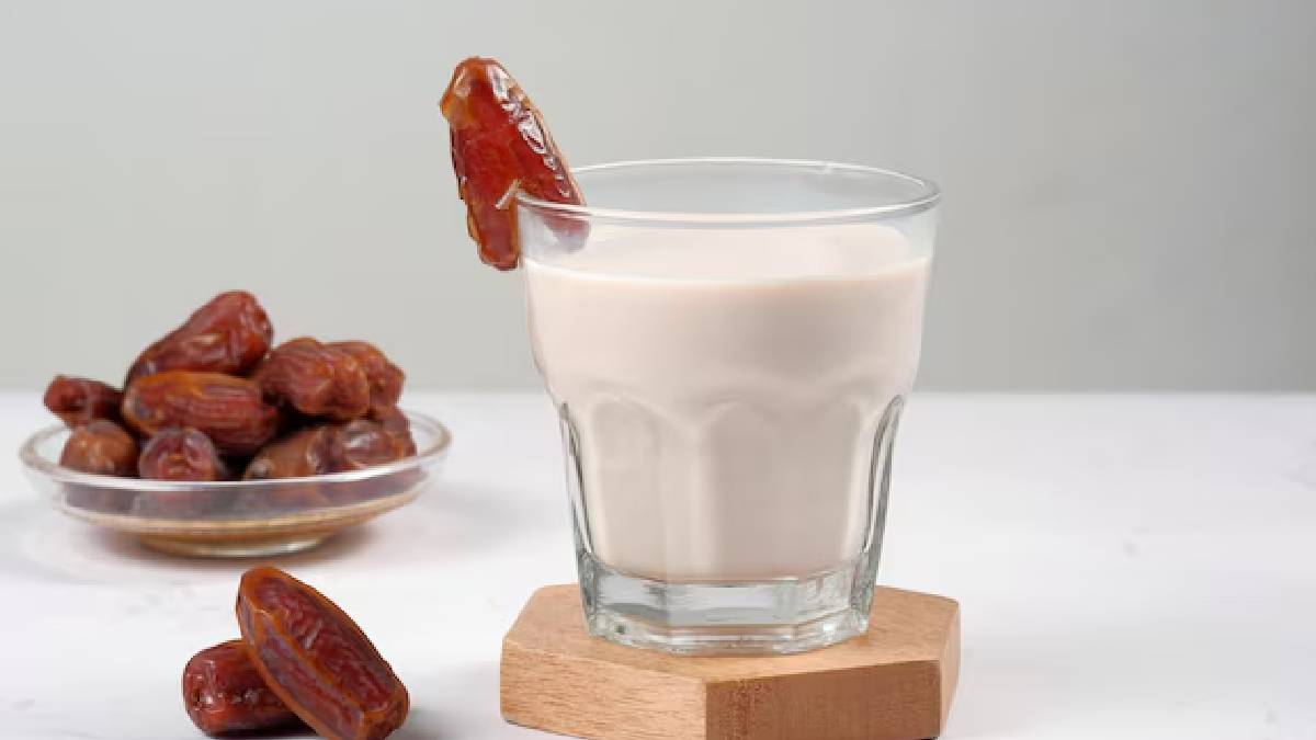 Dates and milk