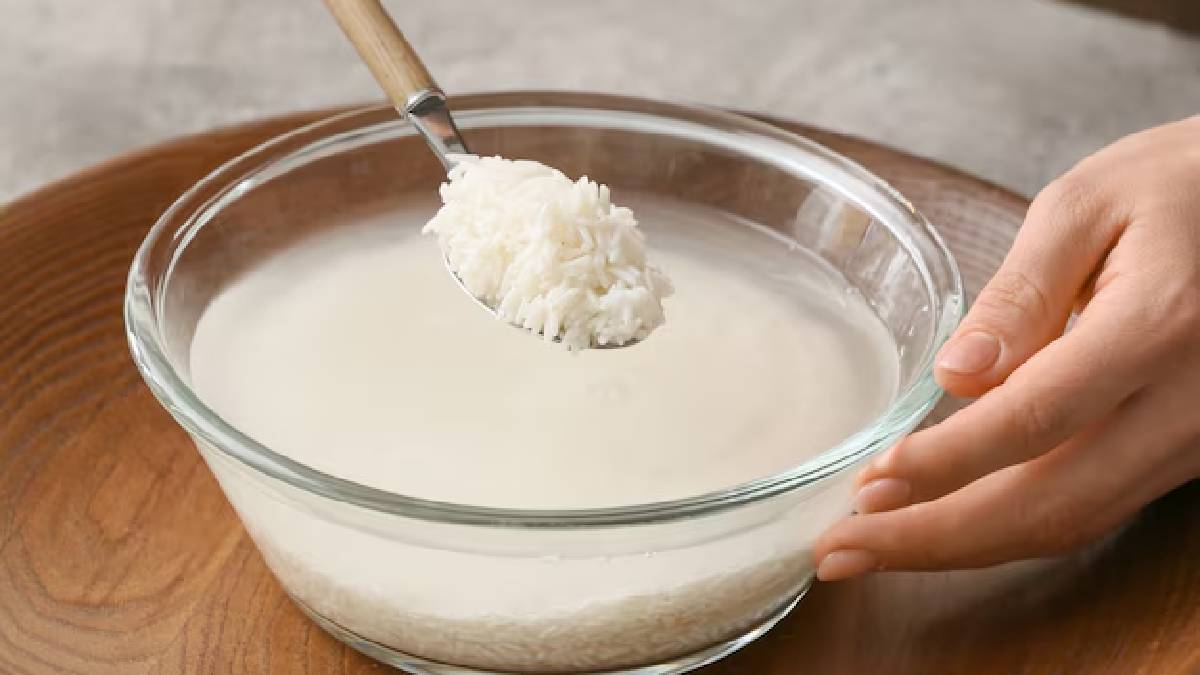 Rice water for hair growth