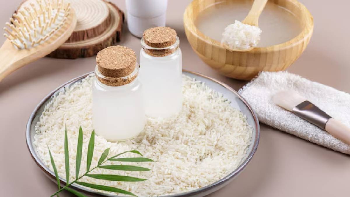 Rice water for hair