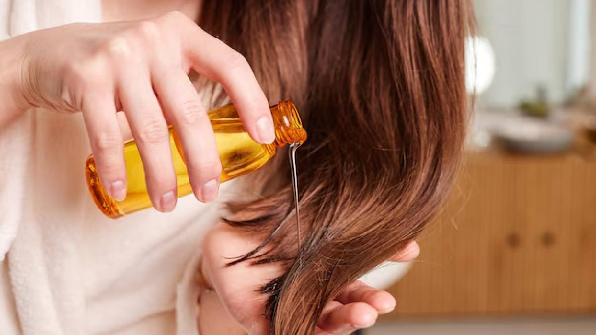 Hot Oil Head Massage