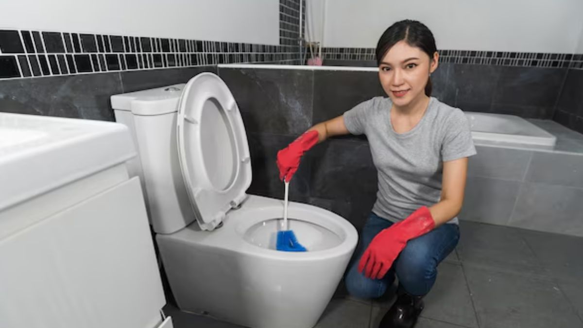 toilet cleaning