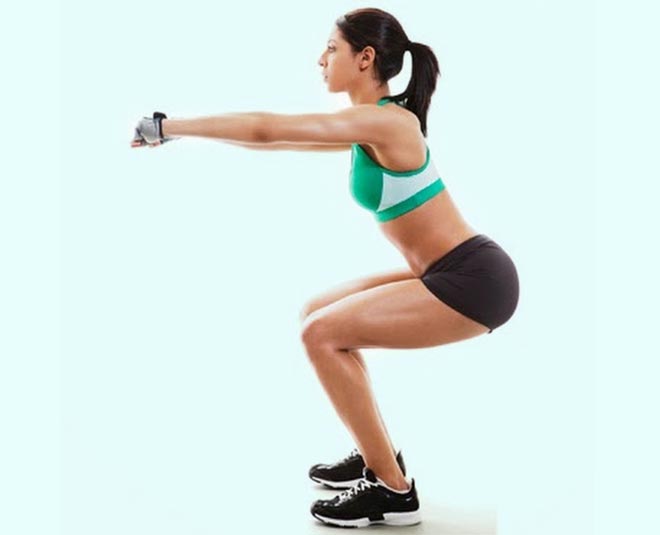 Heavy hips squat inside