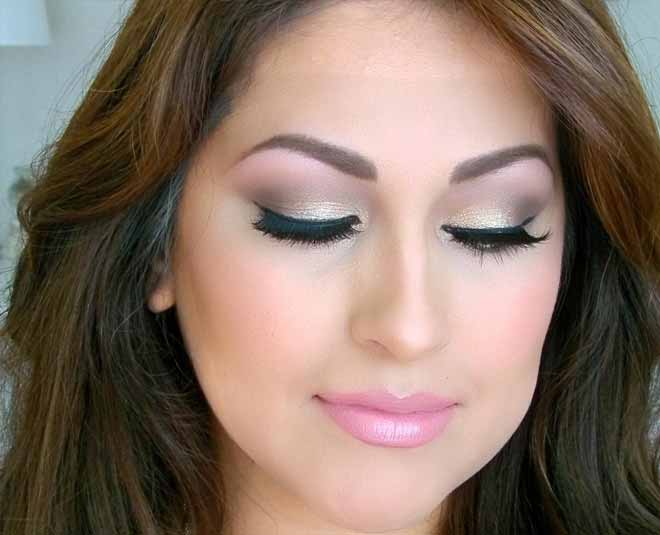 pink and gold makeup beauty look for new year inside