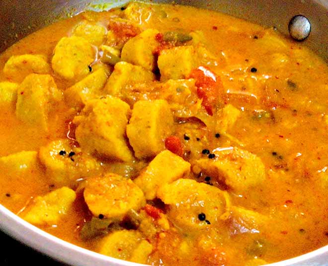 rajasthani traditional food big gatte ki sabji