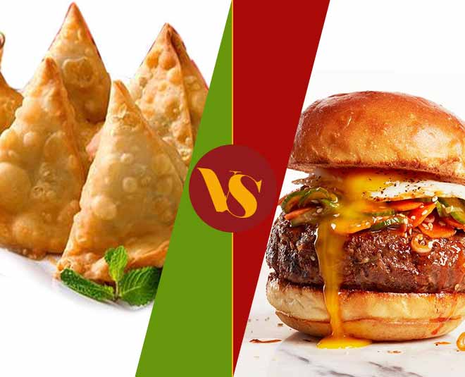 SAMOSA INDIAN SNACK BURGER