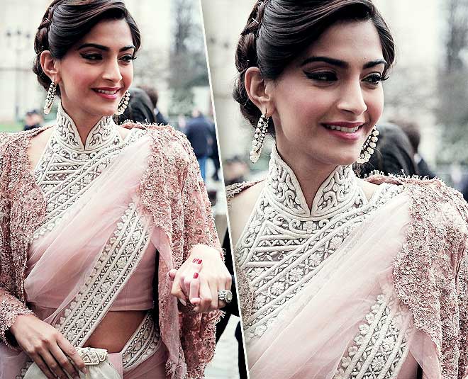 सोनम कपूर का cape blouse bollywood divas blouses trend