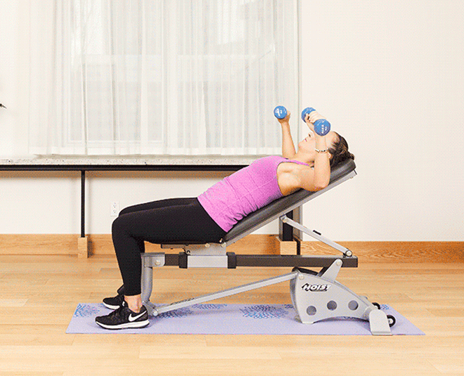 डम्बल incline Dumbbell Incline