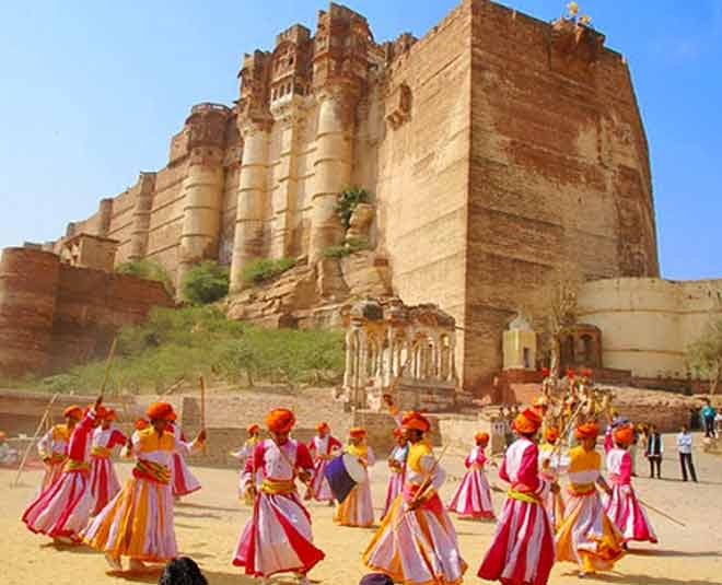 Mehrangarh Famous Fort inside