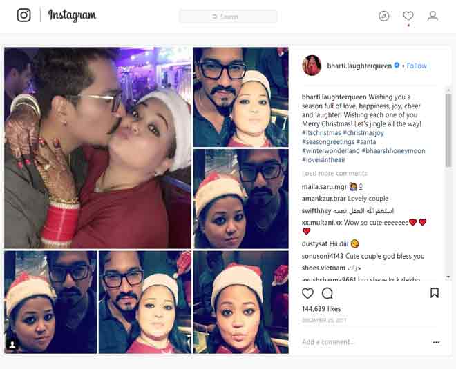 bharti haarsh honeymoon inside 