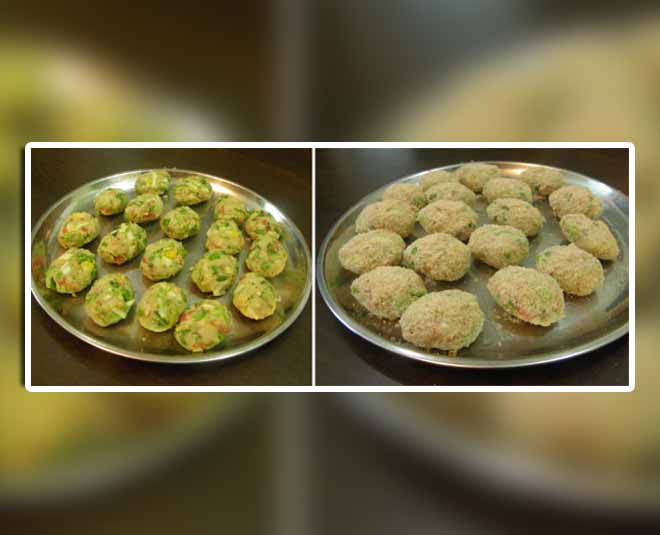 cheese potato nuggets ready to fry