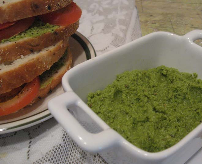 मुंबई सैंडविच चटनी coriander chutney food ()