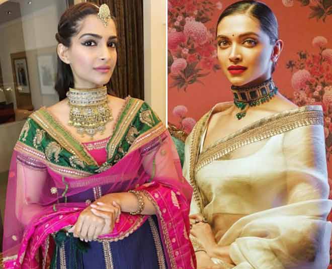 deepika sonam bridal look ethnic