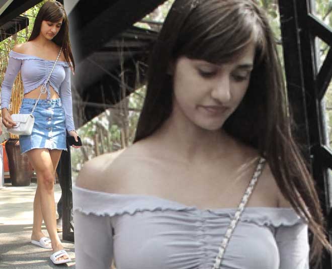 disha patani off sholder top in