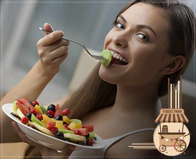फ्रूट चाट fruit chaat summer street food