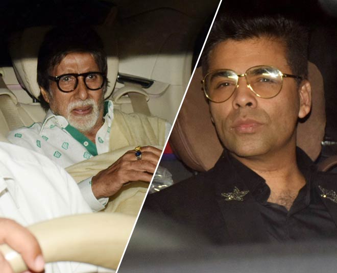 jaya bachchan birthday party amitabh karan