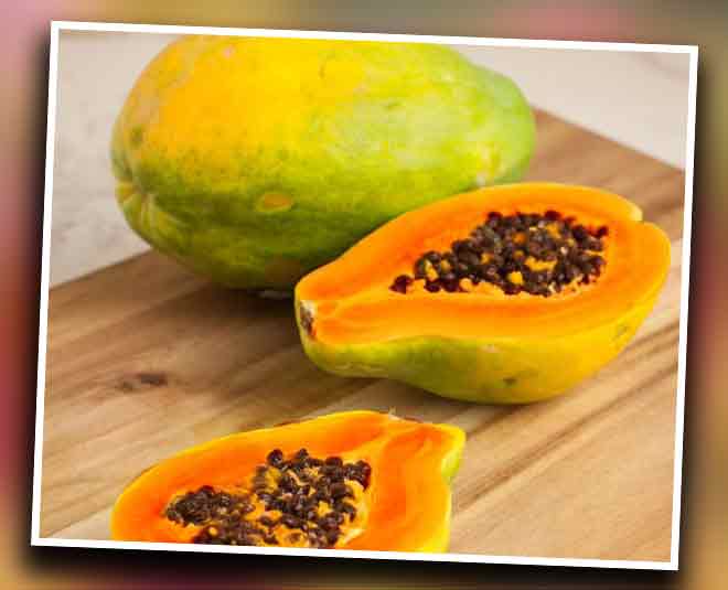 पपीता फेस मास्क neck wrinkles papaya in