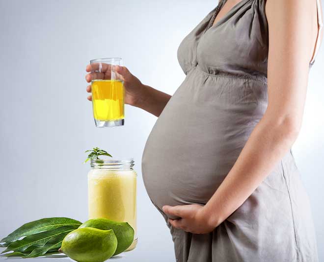 pregnancy diet aam panna inside 