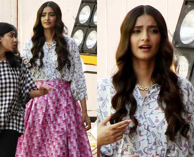sonam kapoor veerey di wedding set shoot