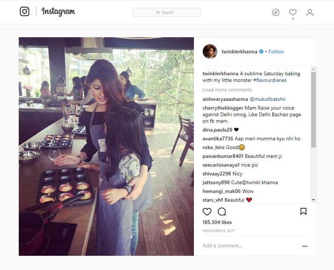 twinkle akshay daughter Nitara inside 