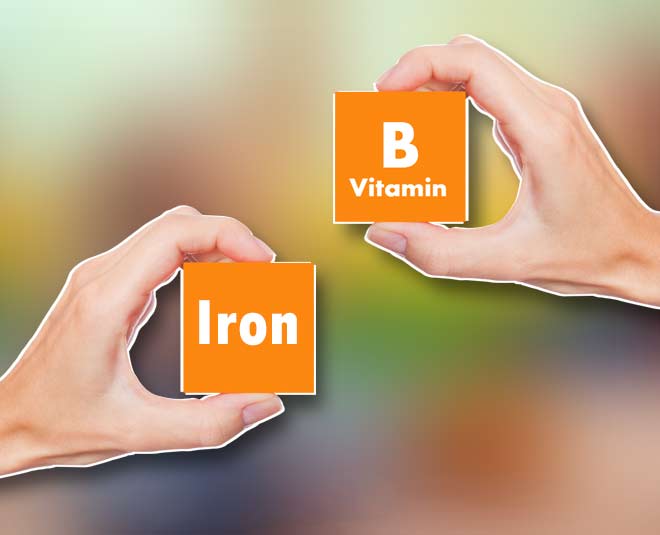 vitamin b  and iron in