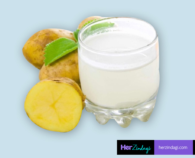 आलू का रस days beauty tips to get glowing skin inside