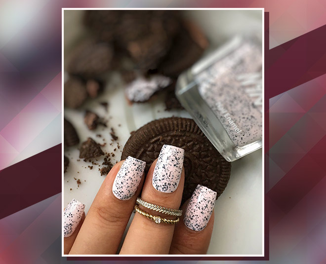 Nykaa Cookie Crumble Nail Art || 4 Easy Nail Art Idea's || - YouTube