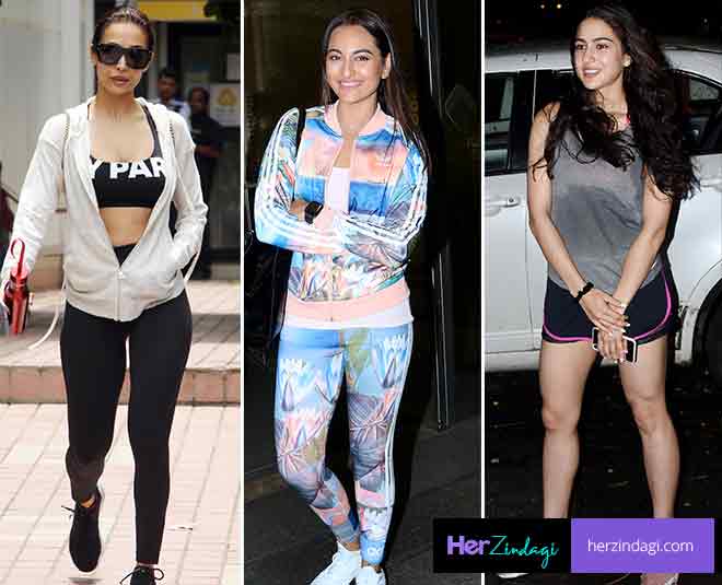 Gym lovers can take tips from bollywood actresses gym look  