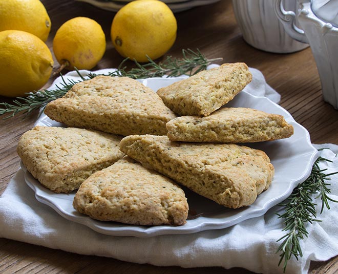 Lemon Rosemary Scones