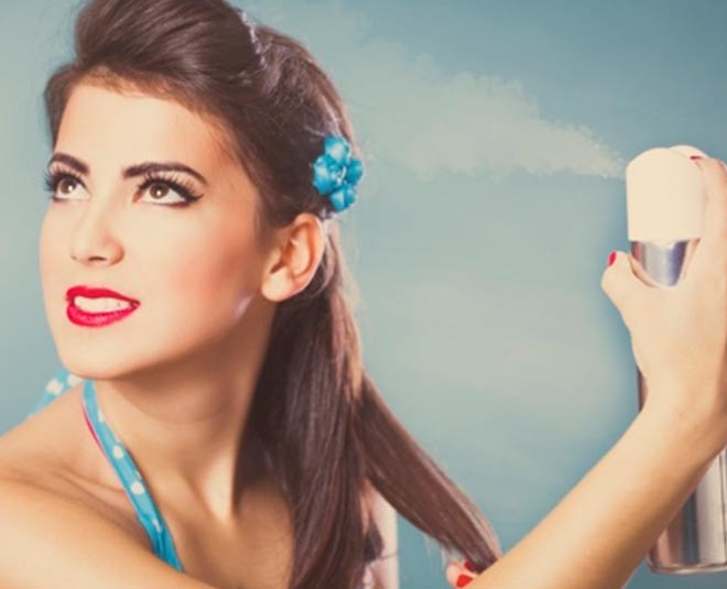 ज्यादा ना करें हेयरस्प्रे का इस्तेमाल common makeup mistakes for first date inside