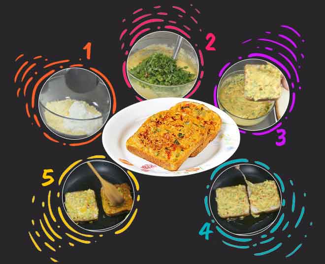 crispy besan toast recipe inside