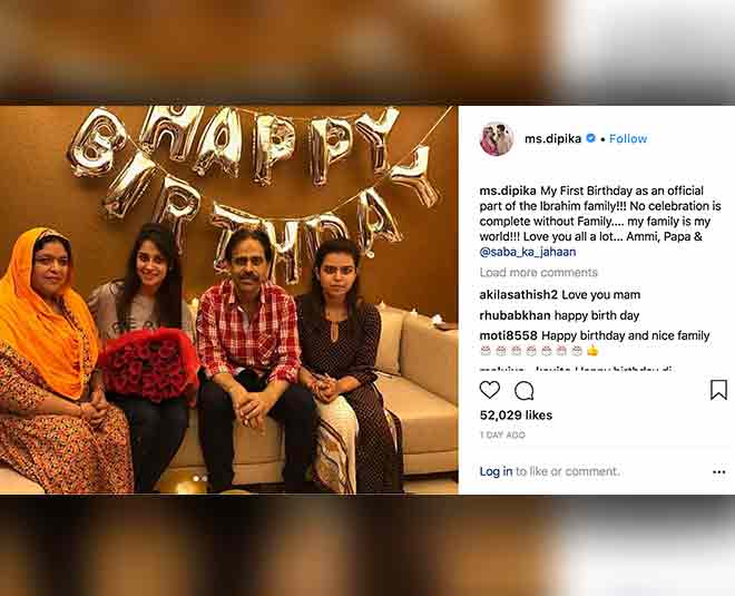 dipika kakar first birthday 