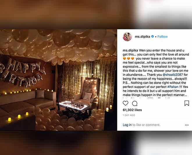 dipika kakar first birthday 