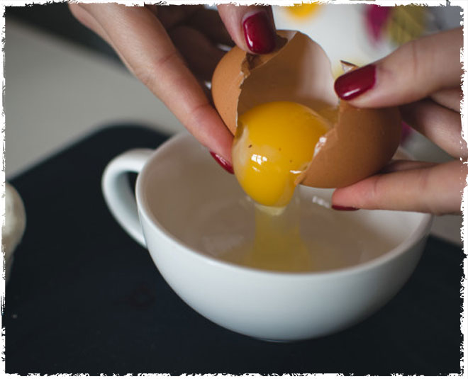 fake or real egg inside