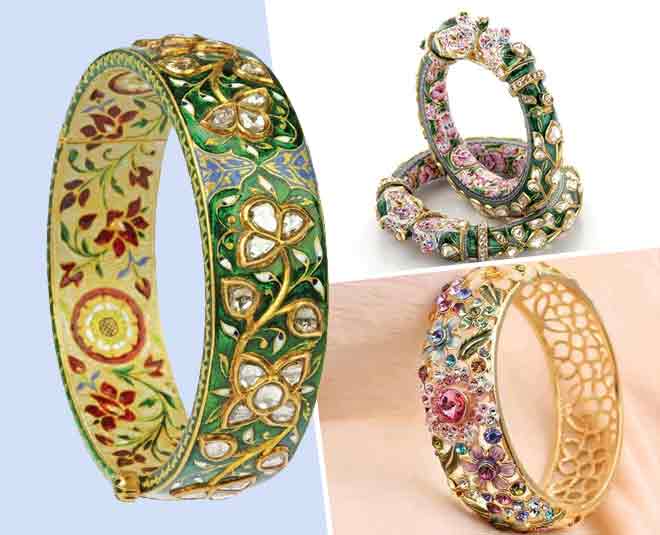 green bangles meena work