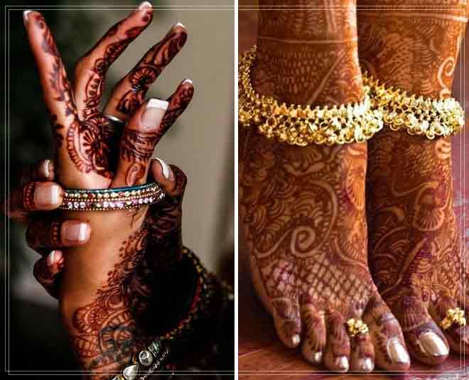 hariyali teej mehendi feet hand