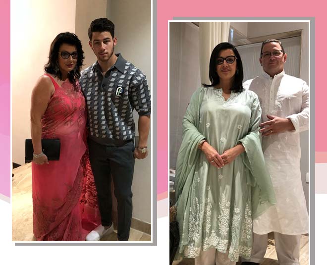 निक जोनस मदर डेनिस मिलर hollywood celebrities in Priyanka Chopra engagement