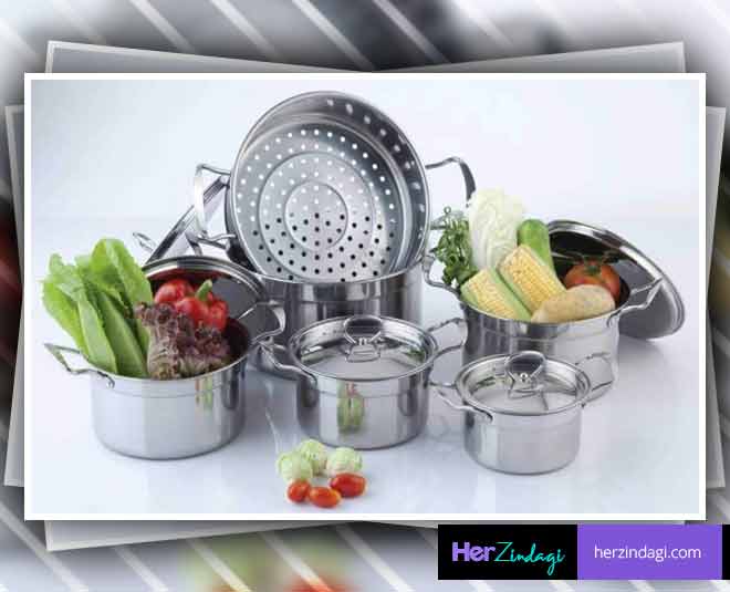 स्टील के बर्तन how to clean utensil inside