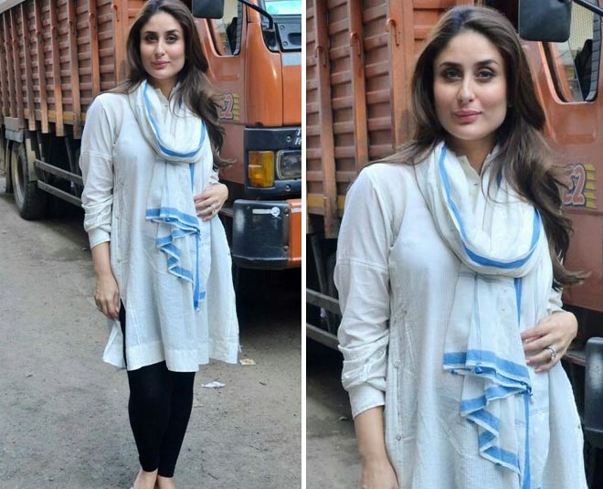 kareena black pant white kurta
