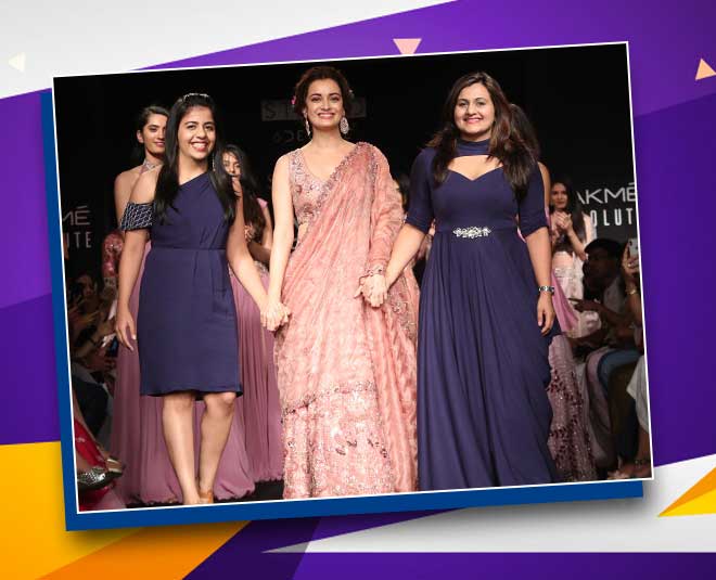 लैक्मे फैशन वीक 2018- दीया मिर्जा lakme fashion week bollywood actress dia mirza